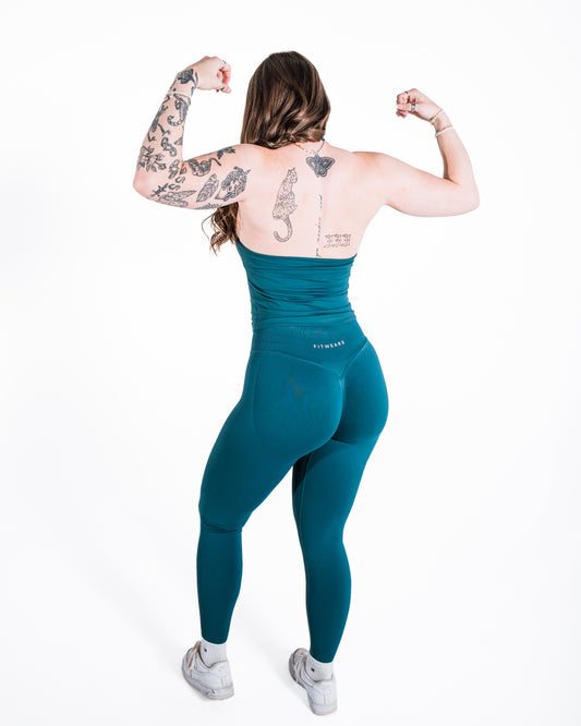 Kit Legging + Camisole – Vert Forêt